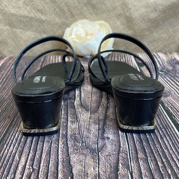 Alfani Black Eadyn Wedge Sandals 6.5M - Picture 5 of 8